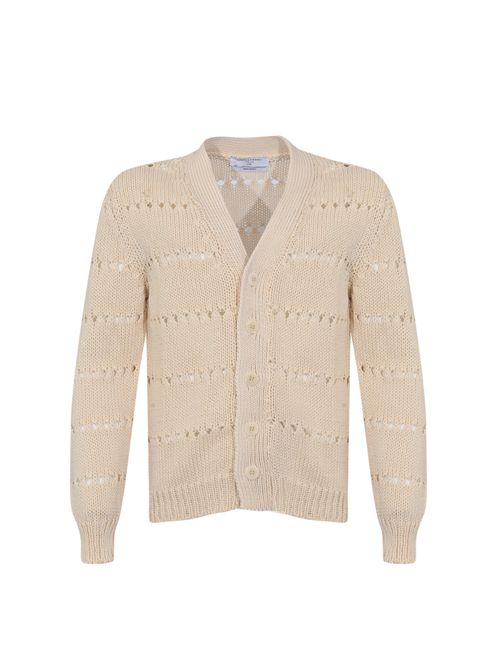 Cardigan traforato in cotone Desert DANIELE FIESOLI | DF 4070DESERT